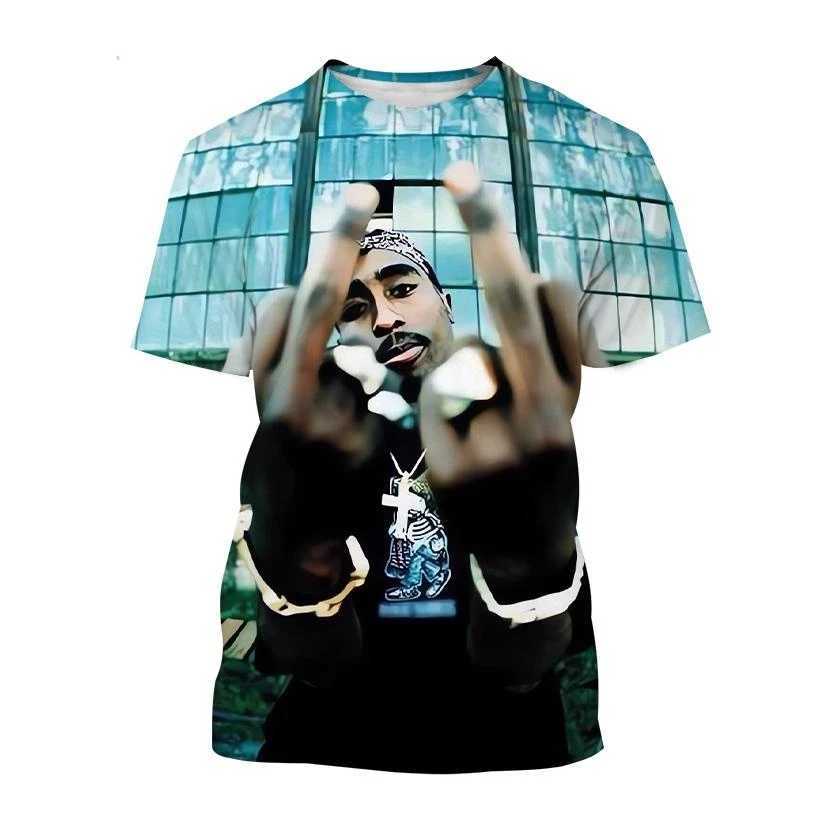 2023 hot selling 3D printed T-shirt fashion new arrival American rapper unisex childrens hip-hop street style personalized casual T-shirtXJ250409