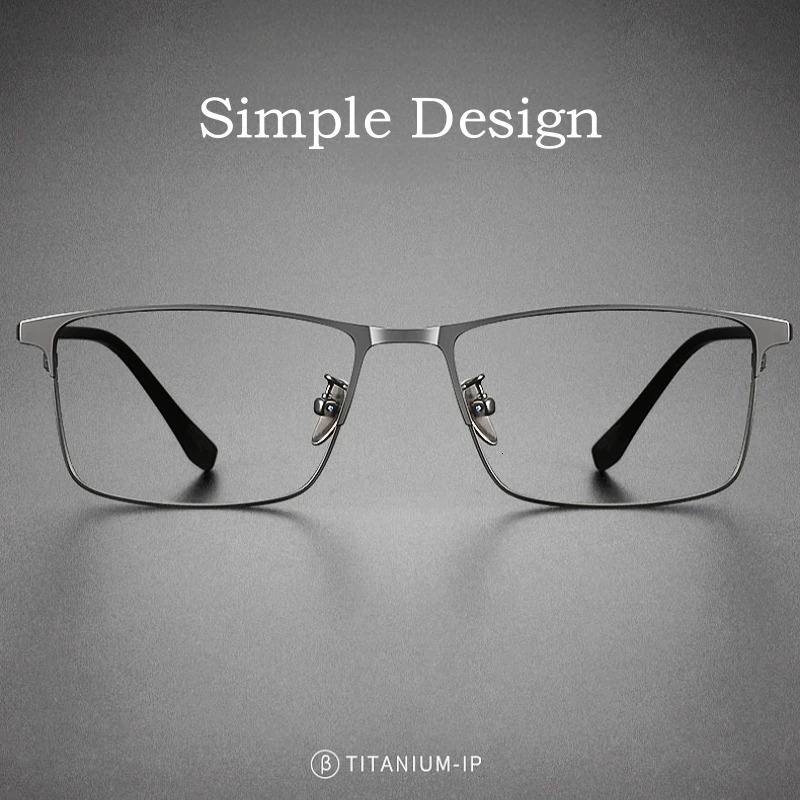 YIMARUILI Ultra-light Business Spectacle Frame Fashion Alloy Optical Prescription Mens Eyeglasses Frames 89188 250407
