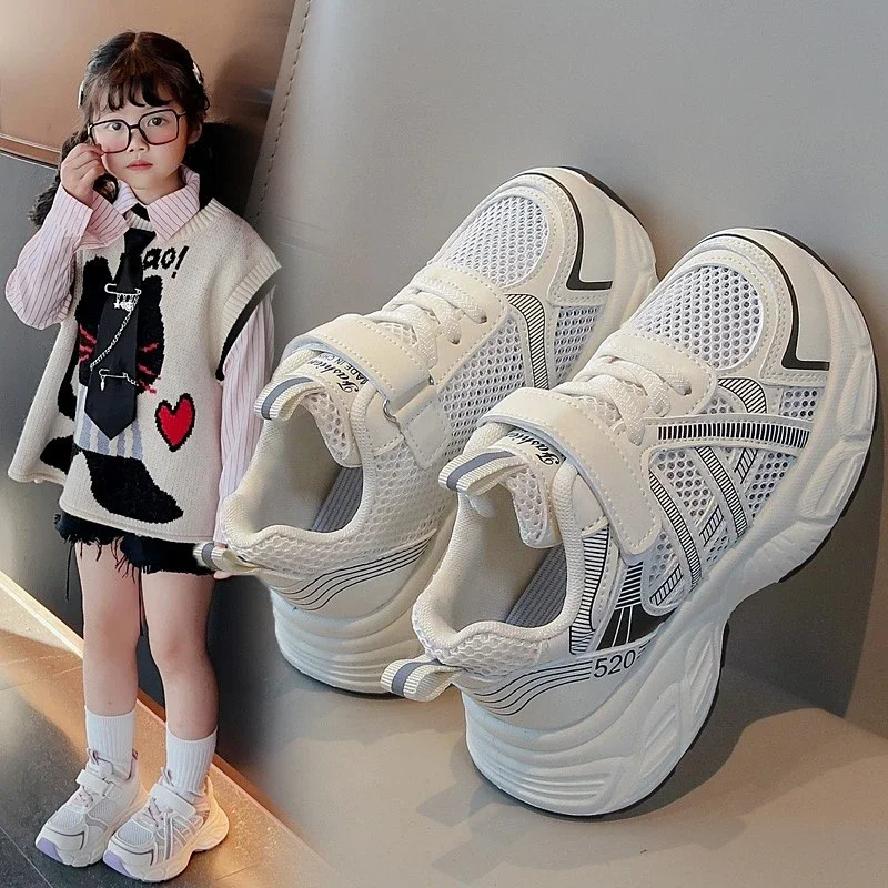 Spring and Autumn Trends Childrens Waist Basketball Shoes Childrens Sports Shoes Childrens School Girls Sports Shoes 250409