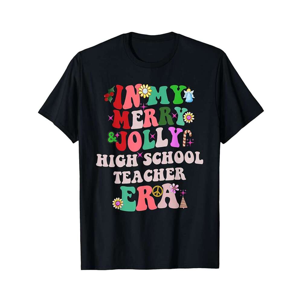 Designer T shirt In My Merry and Jolly Electrician Era Electrician Christmas - 220g Tshits