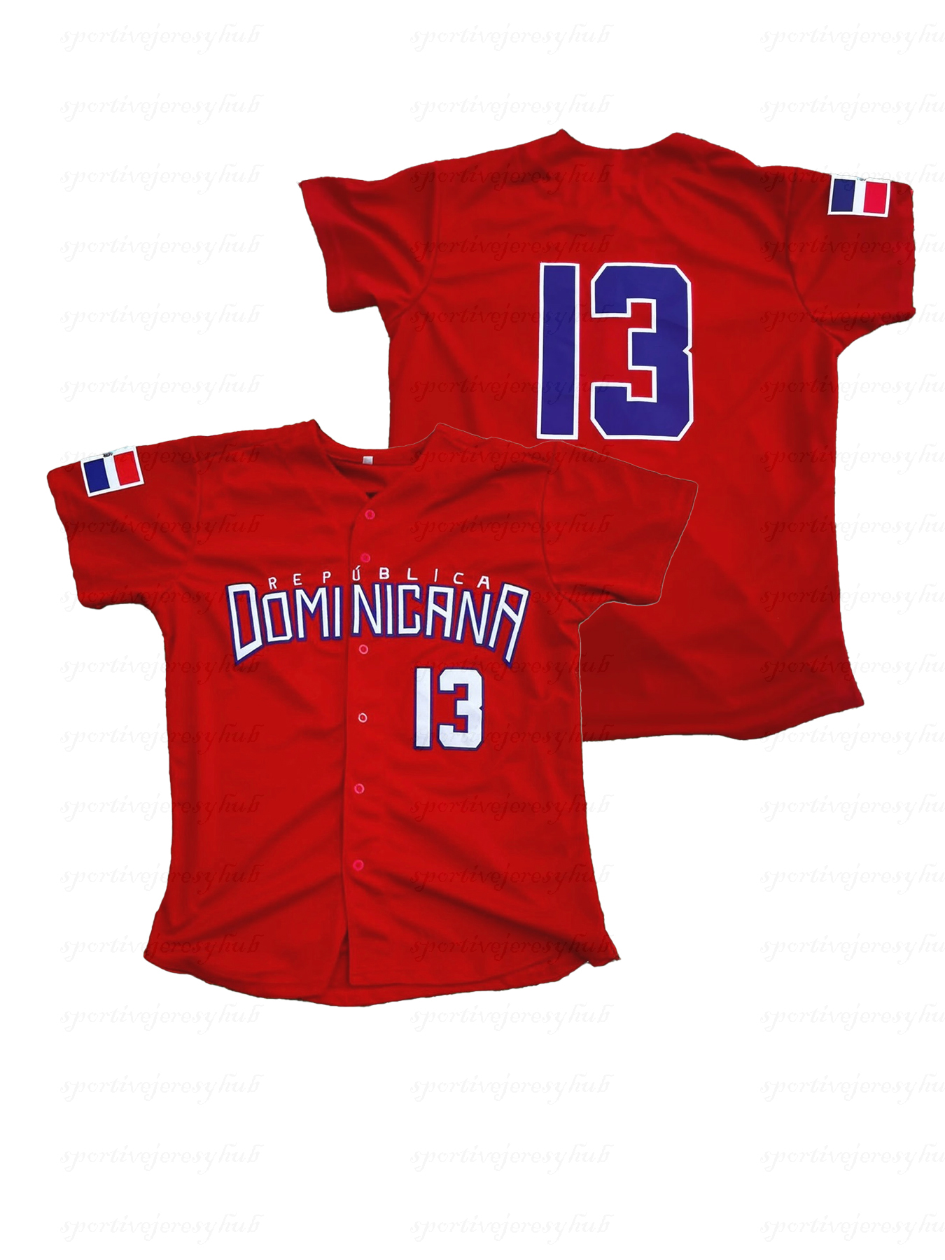 Dominican Republic White Red 2023 World Baseball Classic Jersey Vladimir Guerrero Jr. Robinson Cano Rodriguguez Machado Adames