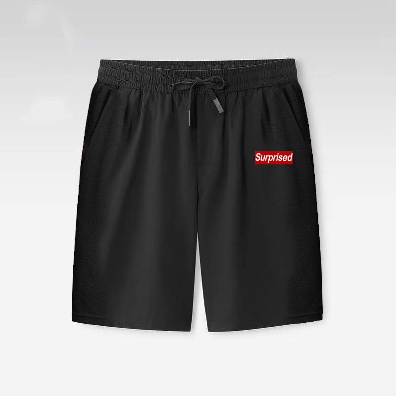 2025 New Designer Men Shorts New Shorts Men Summer Five Quarter Thin Casual Sports Loose Beach Ice Silk Cold Pants