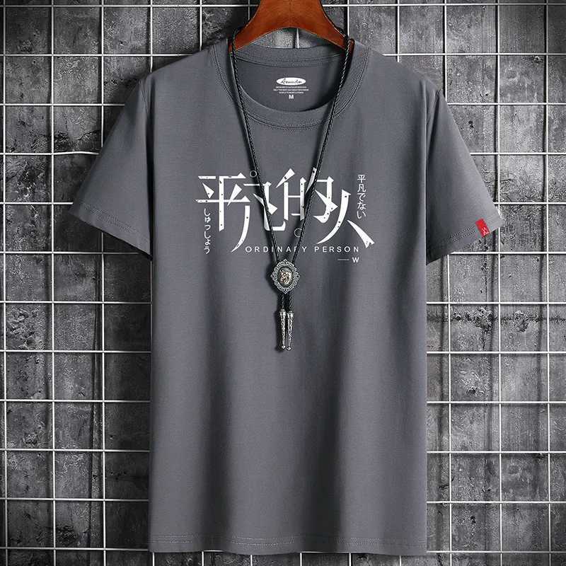 Summer anime t-shirt harajuku alternative gothic costume punk street mens t-shirt 2022 graphic hip-hop oversized t-shirtXJ250409