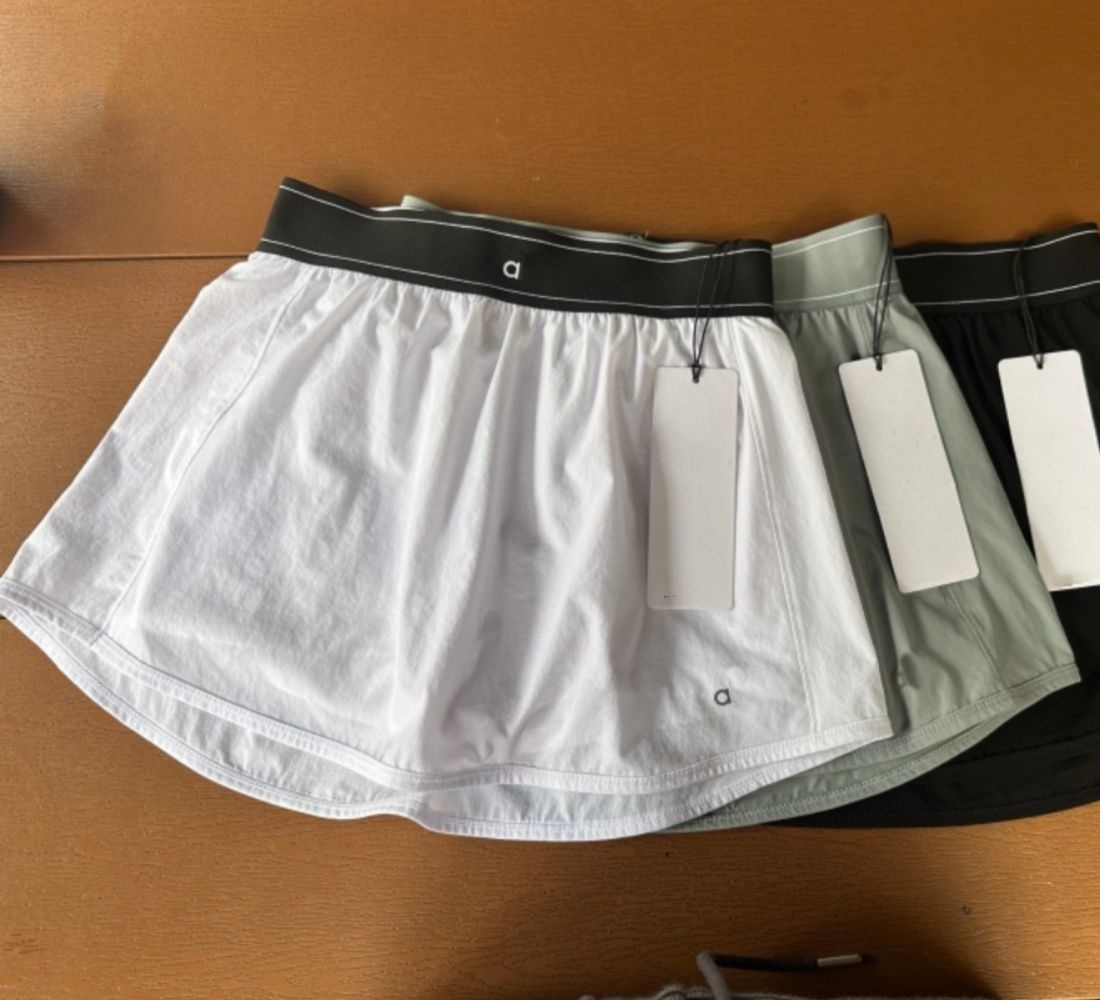 A785 Yoga Match Point Tennis Anti Glare Mini Varsity Quick Drying Breathable Sport Weekend Jogging Sweatpants Built Ins With Pocket Skirt