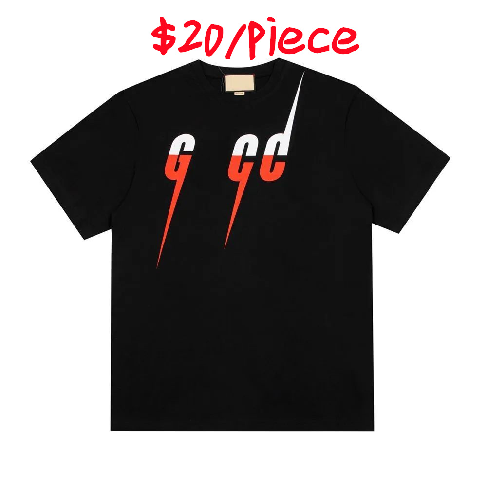 2025 Designer Mens Double G T-shirts Men Shirt Casual Luxury Embroidered Tops Cotton Snake Pattern Tee