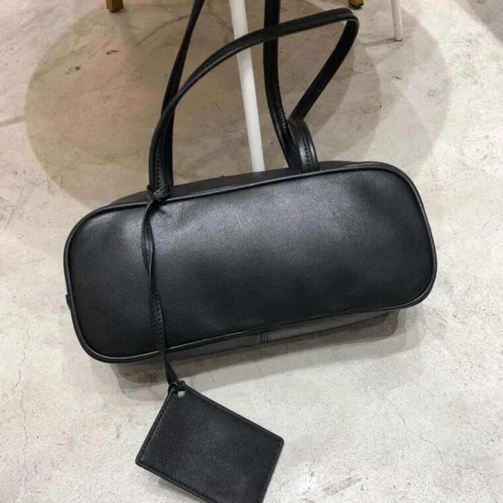Fashion Real Skin Pillow 100% Natural Leather Shoulder Classic Women Cowhide Underarm Bag Purse Double Straps Handbag