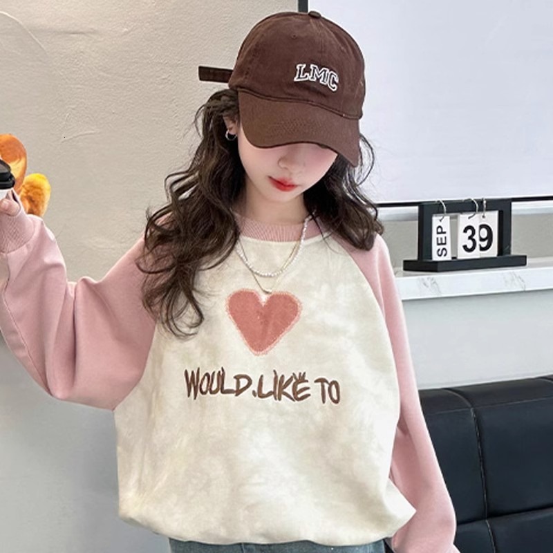 Ddmyshoesvip Girls Base Shirt Spring Autumn New Style Stylish And Fashionable Top For Autumn Big Children S Korean Long Sleeved T Shirt