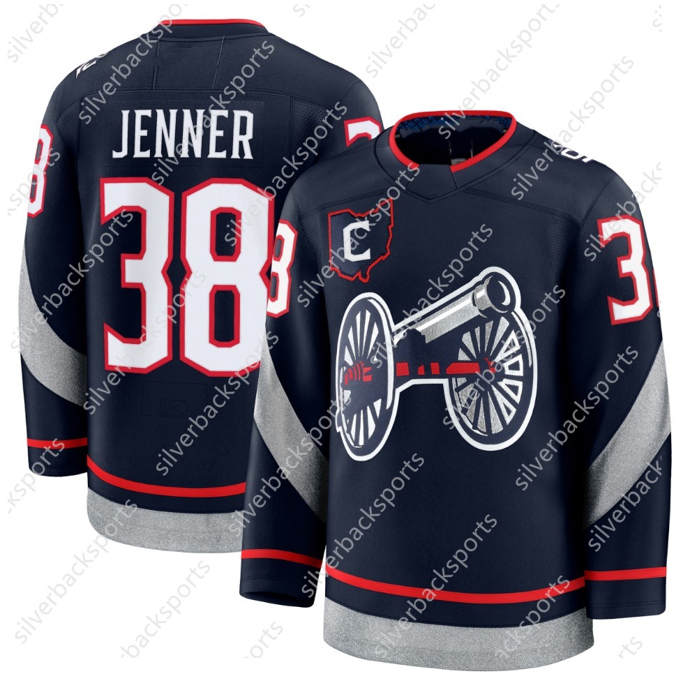 8 Zach Werenski 2025 Stadium Series Jersey Johnny Gaudreau Jenner Kirill Marchenko Fantilli Mathieu Olivier Sean Monahan Dmitri Voronkov
