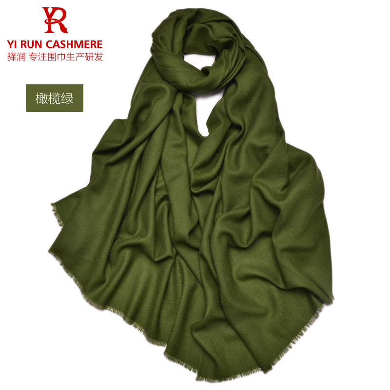 K348 Inner Mongolia spring and summer pure wool solid color scarf origin factory source ladies long wool shawl SWR0019