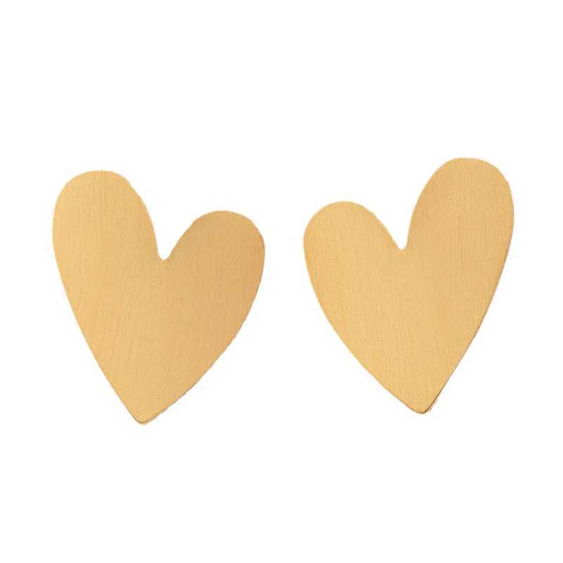 Large Metal Heart Post Earrings For Women Classic New Styles Fashion Jewelry Party Accessories Love Design Wholesale Gifts C1599 Z250408