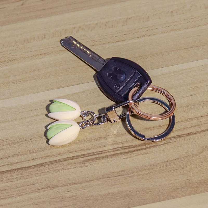 Pistachio Keychain Creative Food Series Personalized Backpack Pendant Cute La Pendant Pavilion Simulated FoodXJ250409