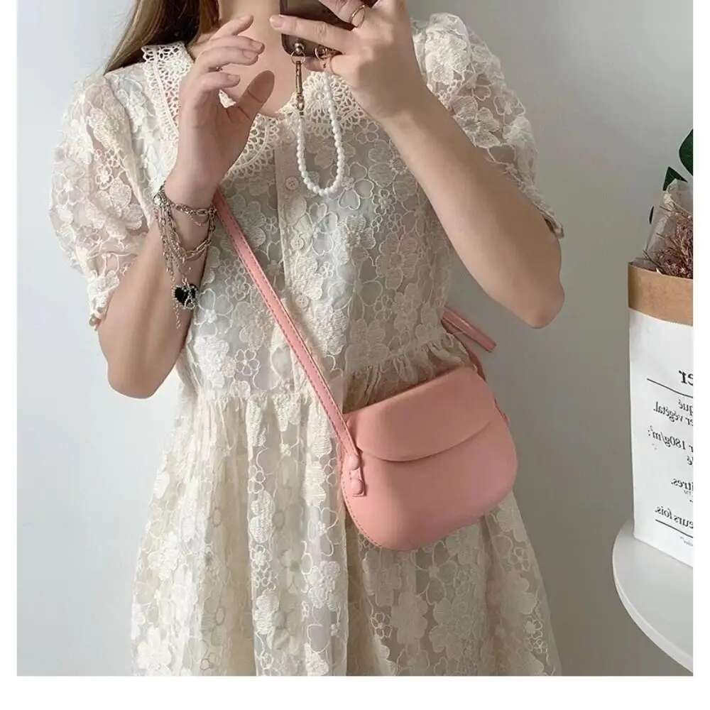 PU Leather Women Crossbody Fashion Purse Sg Saddle Shoulder Bag Candy Color Girl Messenger Bags
