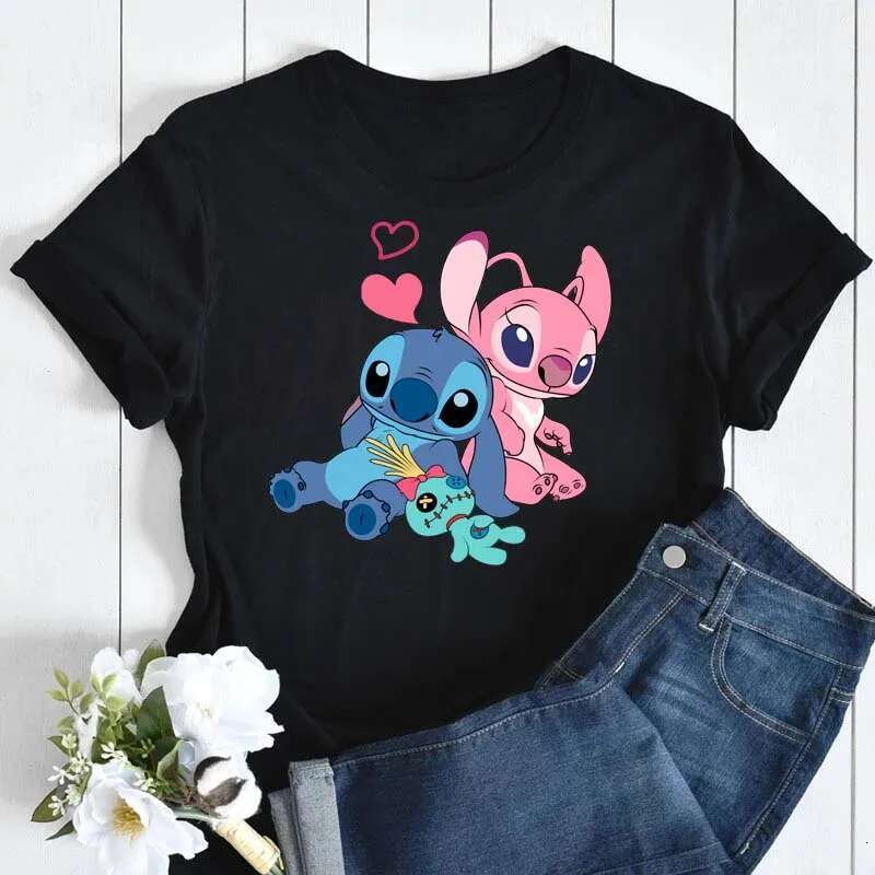 Kawaii Fashion Top Casual Round Neck T-Shirts Haruku 90s Cute Women's Short Sleeves Tops Tees