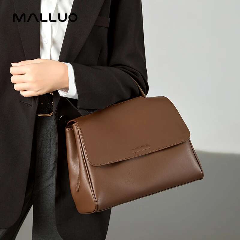 Cowhide Genuine Leather Shoulder High Quality Casual Totes Ladies Messenger Bag Handbags Women Bags Designer