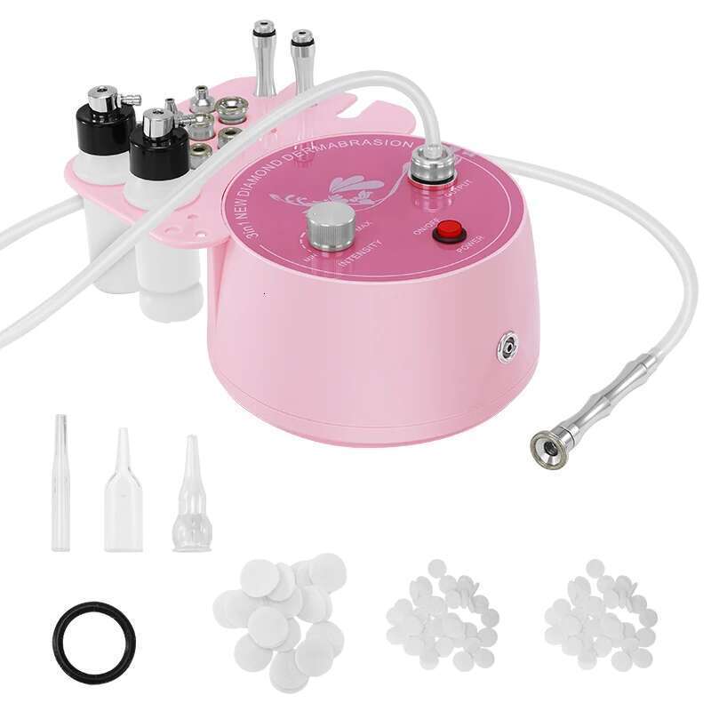 3in1 Dia Microdermabrasion hine For Facial Skin Care Blackhead Removal Acne Wrinkle Vacuum & Spray Tool