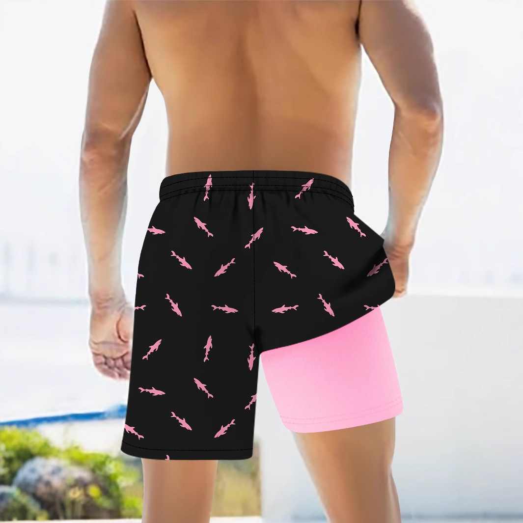 2025 New Designer Men Shorts Summer Beach Loose Fit Fashionable Digital Printed Shorts