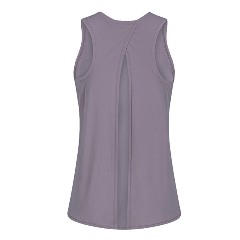 Breathable Sleeveless Yoga Clothes Women Sports T-shirt Vest Summer Running Fitness Top Loose Cover Shirt Beautiful Back Quick Drying