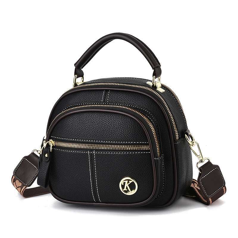 Mini Fashion Crossbody Trendy Multi Layer Shoulder Bag, Women's Casual Handbag & Purse