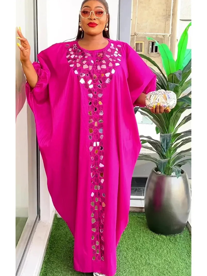 Abayas for Women Dubai African Muslim Fashion Dress Caftan Marocain Evening Party Satin Boubou Robe Djellaba 250409