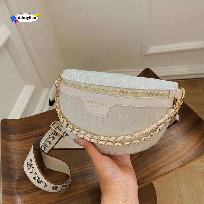 Fashion Popular Chest Ins 2025 Spring and Summer New Trendy Women's Shoulder Crossbody Casual Versatile Small Waist Bag ddmythur