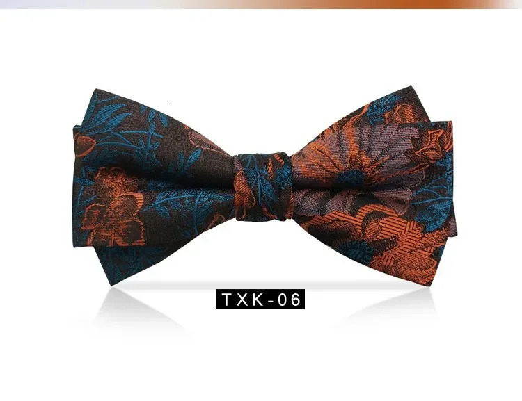Tie Knot Groom Wedding Colors Slant Set Male Brother Group Formal Bow shaped Student Tie 250407
