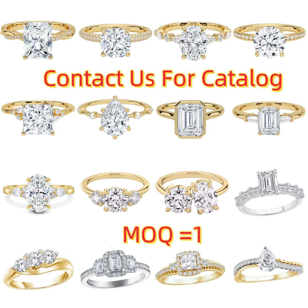 Gia Igi Certified CVD HPHT Lab Grown Diamond 14K/18K Solid Gold Radiant Cut Engagement Ring with Hidden Halo for Women