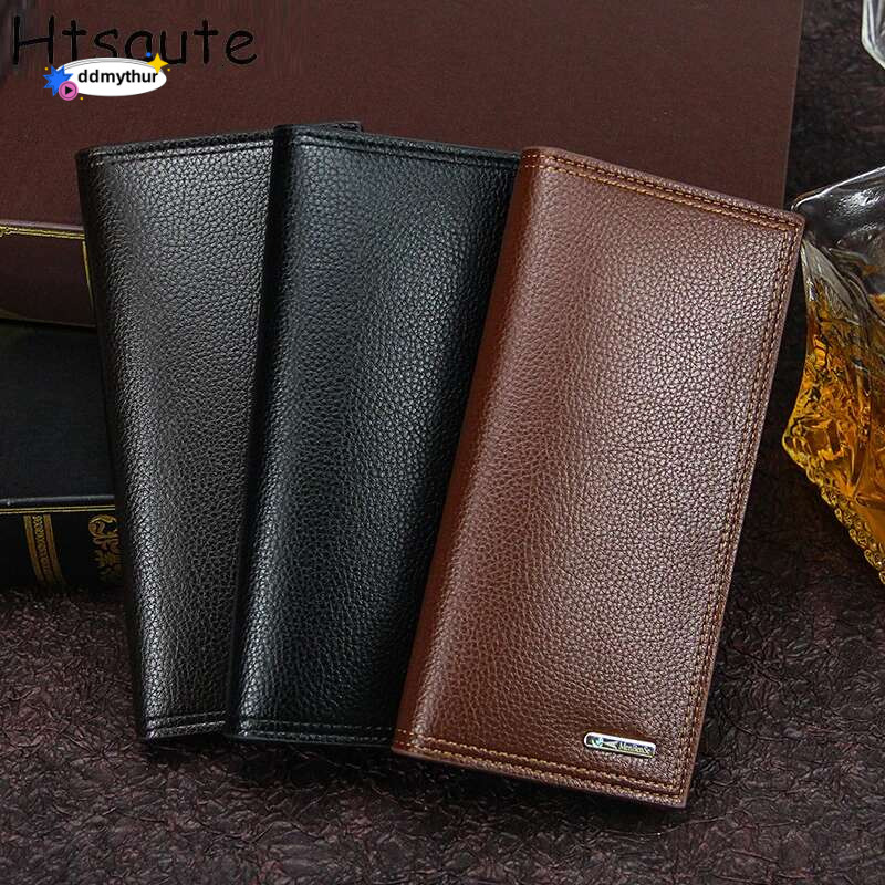 New Long Fashion Men's Magnetic Buckle Plus Envelope Large-capacity Pocket Multi-card Wallet ddmythur