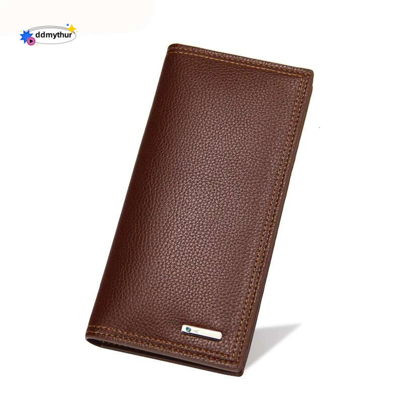 New Long Fashion Men's Magnetic Buckle Plus Envelope Large-capacity Pocket Multi-card Wallet ddmythur