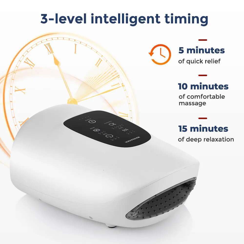 Wireless Electric Hand Air Compression Hot Compress Palm Acupoint Massager Finger Arthritis Numbness Muscle Relaxation