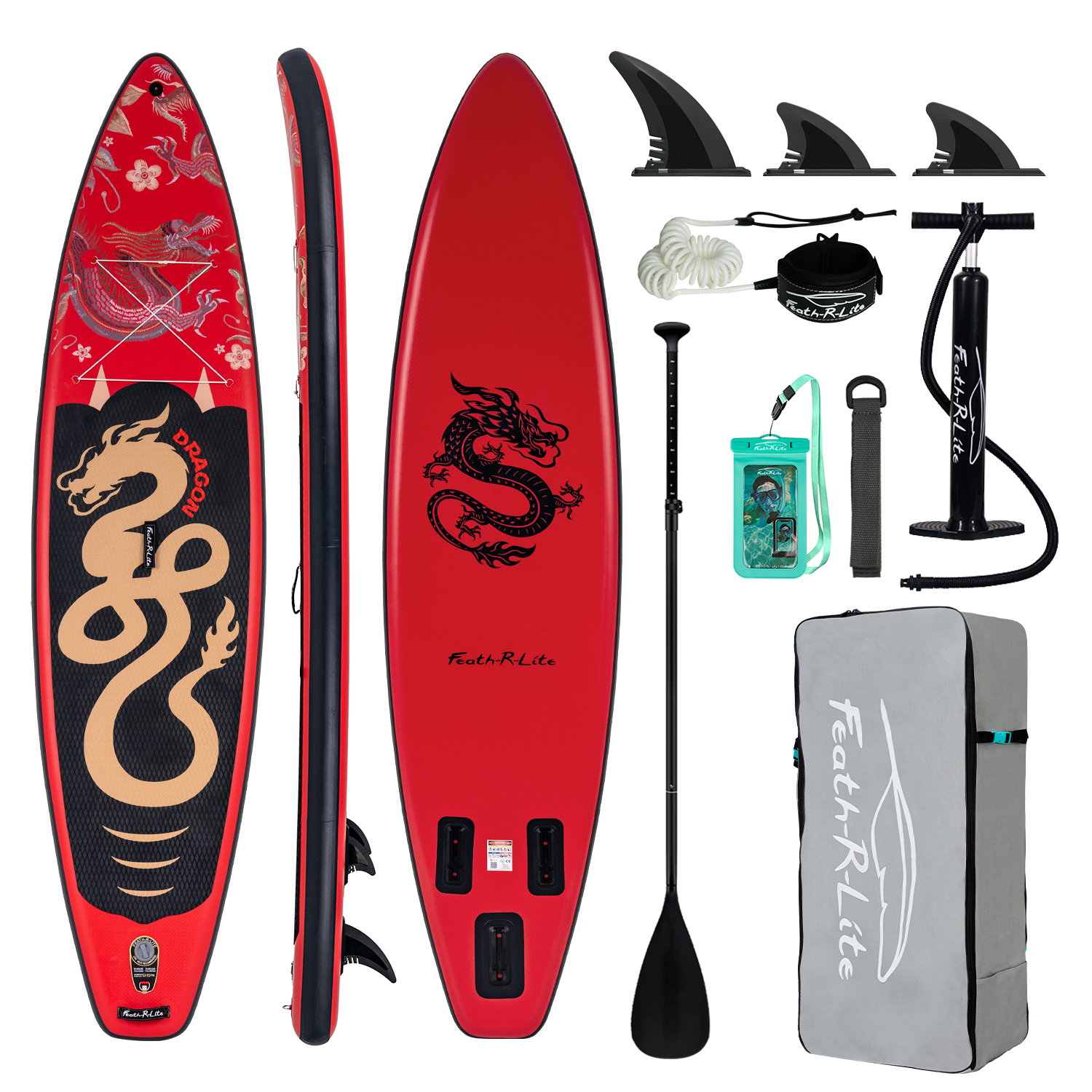 FUNWATER Surfboards paddle board surfboard inflatable Padel stand up paddleboard wholesale 350*84*15cm SUP studentup surfboard water sports