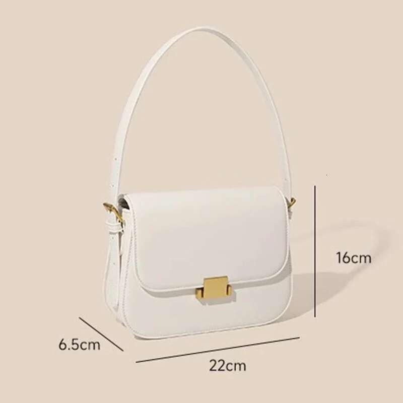 Formeki Women's Real Leather Concise Tofu Shoulder For Women Underarm Bag