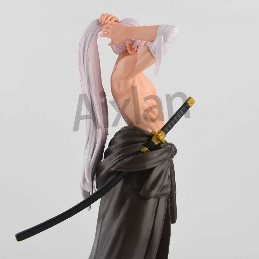 31cm Anime Inuyasha Character Sesshoumaru Sexy PVC Action Character Model Toy Collectable Model Toy Christmas Gift X250409