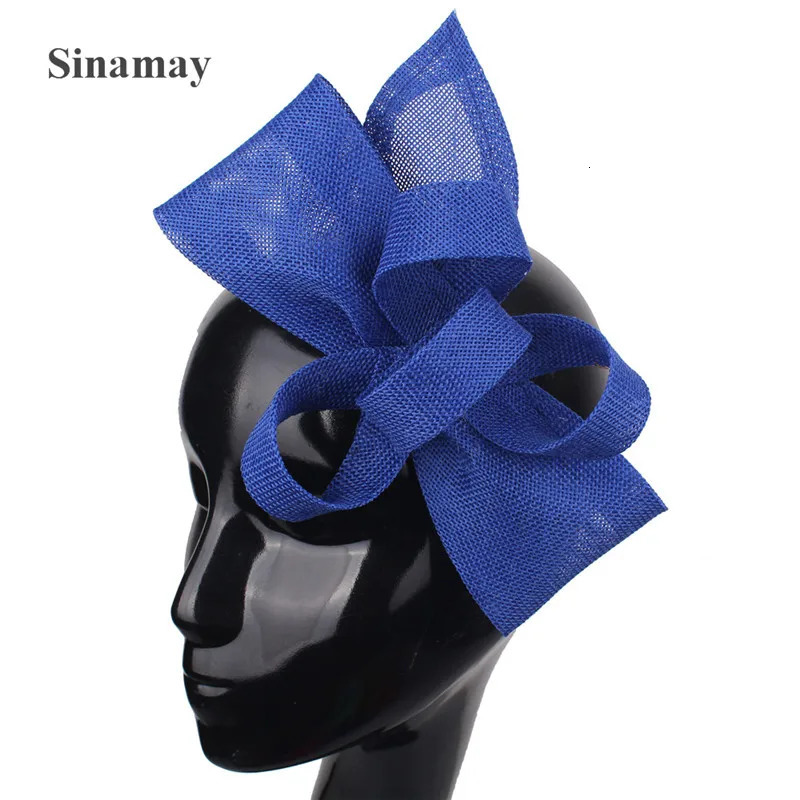 Bow Wedding Fashion Fascinator Bride Headwear Elegant Women Party Church Dinner Hair Accessories Hair Combs Feather Decor 250409