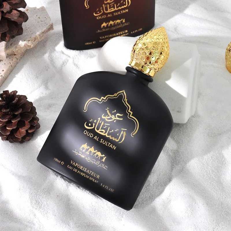 100ML authentic Arabian Dubai mens perfume Charming mens pheromone Attracts womens light perfume Woody fragrance perfumeXJ250409