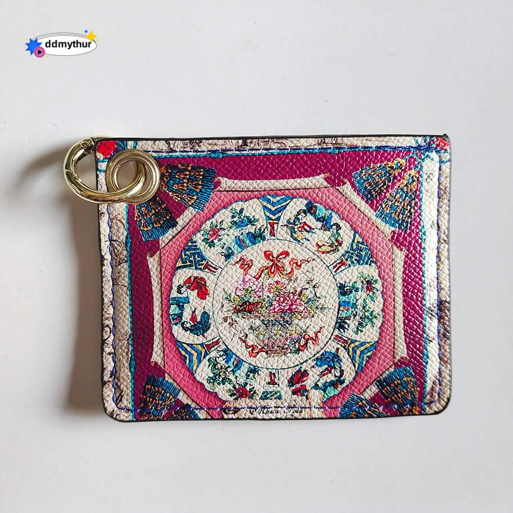 New function case business lady ID passport wallet leather credit card holder ddmythur