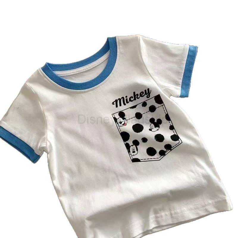 Disney Childrens summer new short sleeved Shorts Set Boys baby cotton soft half sleeved top casual two piece setXJ250409