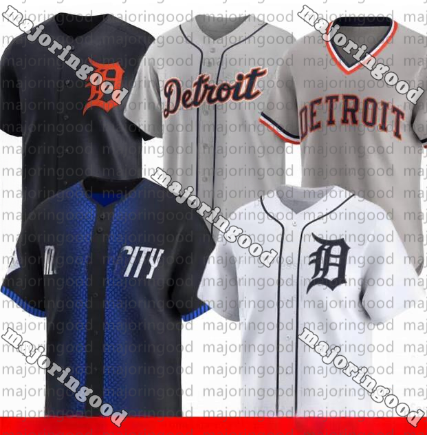#29 Tarik Skubal Jersey #31 Riley Greene Jersey Tigers Jerseys Javier Baez Spencer Torkelson Kenta Maeda Jackson Jobe Justyn-Henry Malloy Custom City Baseball Jerseys