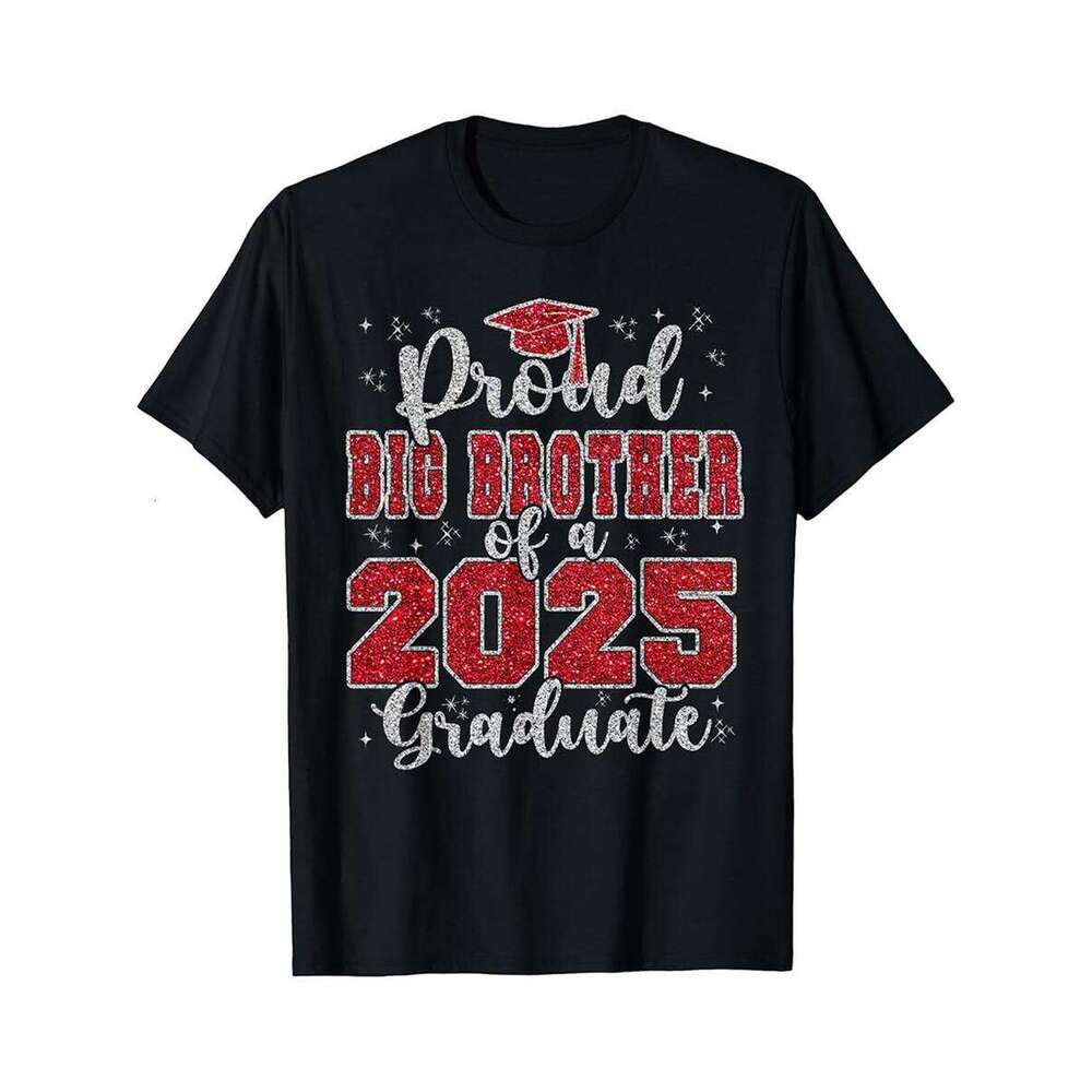Designer T shirt Proud Best Friend Of A Class Of 2025 Graduate - 220g Tshits