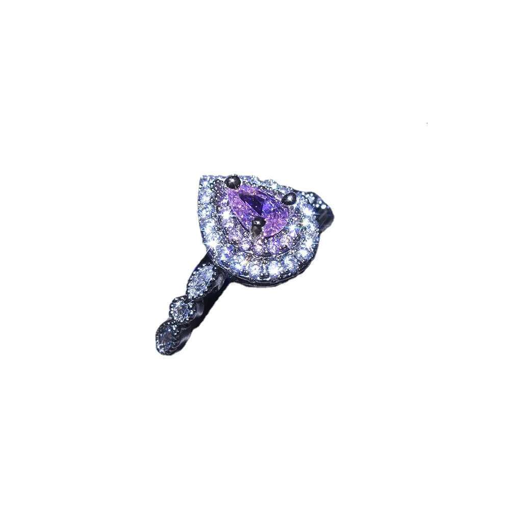 PT950 Platinum Plated Mosan Diamond Ring Diamond Proposal Ring Princess Square Diamond Ring