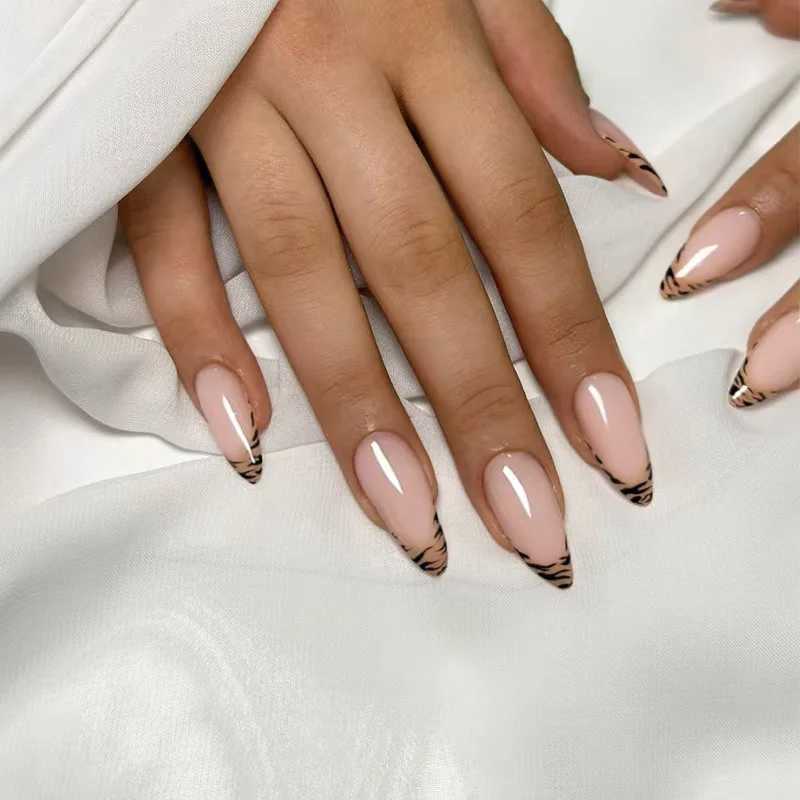 24 pieces of 3D pressed nails cherry nail embossing summer nails cute nails fake nails cheap nail embossing African nails W250410