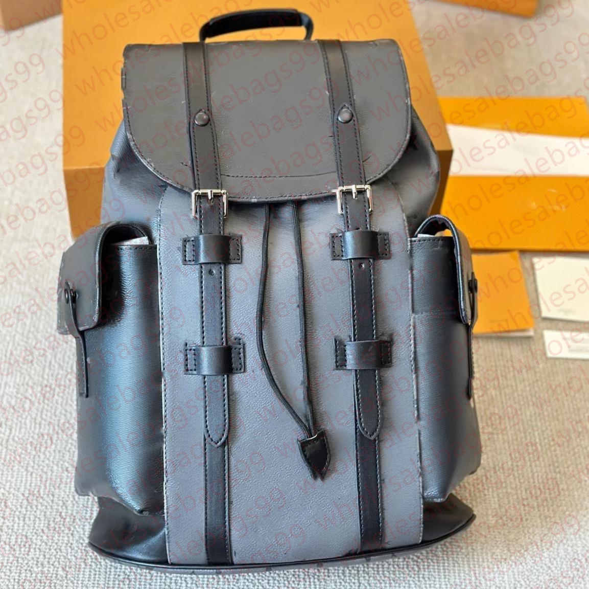 Luxury Designer shoulder Bag Backpack christopher Mens and Women Genuine Leather monogram eclipse reverse Flower Plaid Embossed Handheld outdoor travel bags