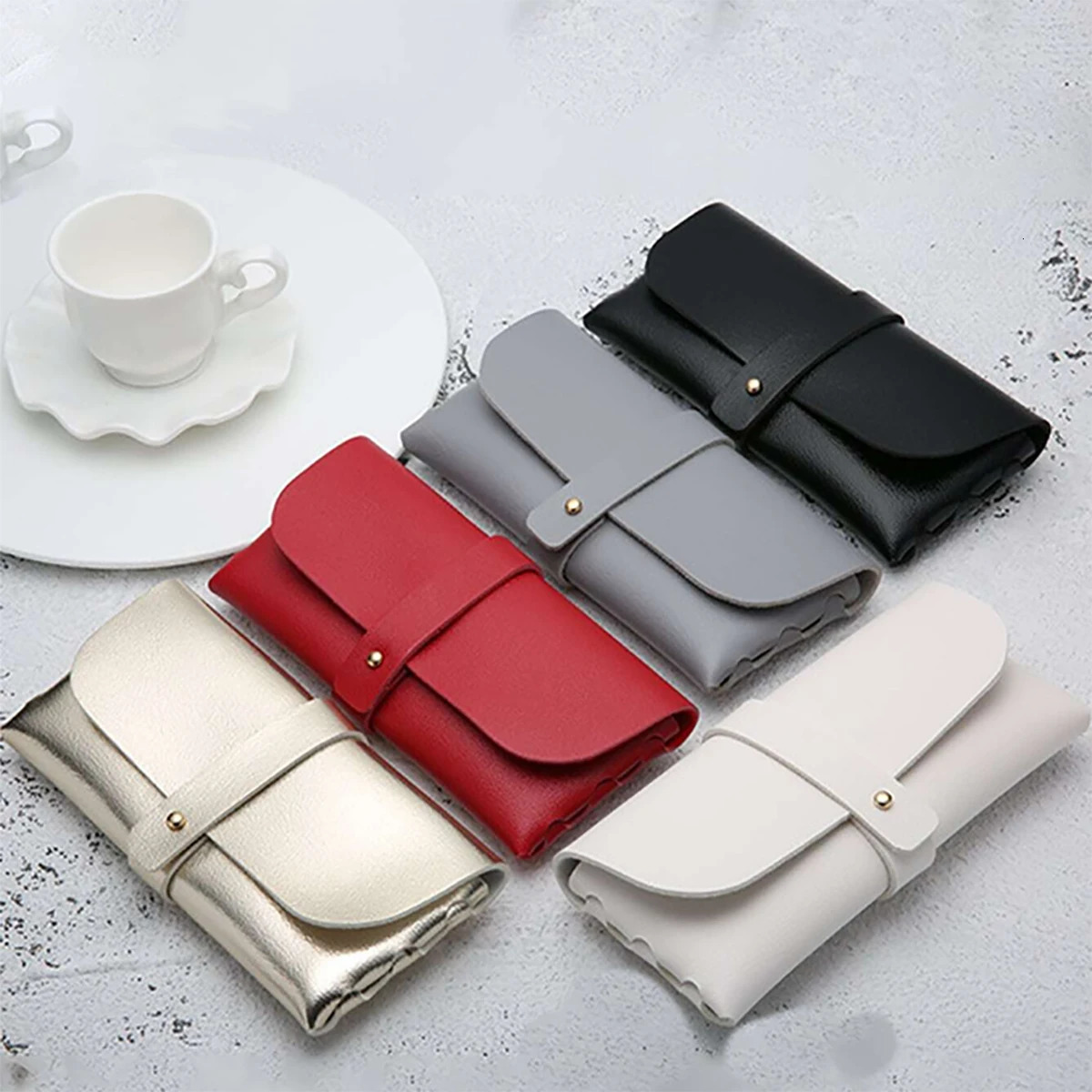 1 classic glasses bag womens protective cover soft portable sunglasses case reading 250410