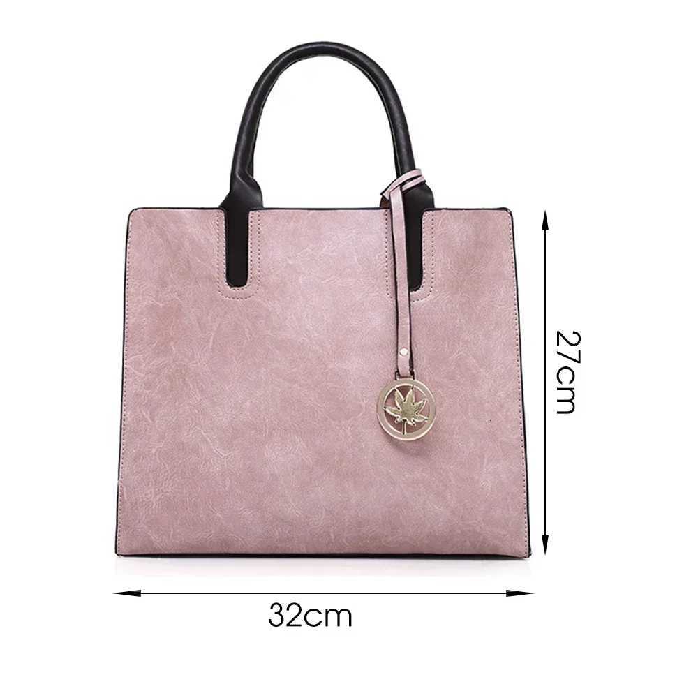 3PCS Womens Bag Set Fashion PU Leather Ladies Handbag Solid Color Messenger Bag Shoulder Wallet Bags Designer Luxury Bags K251110