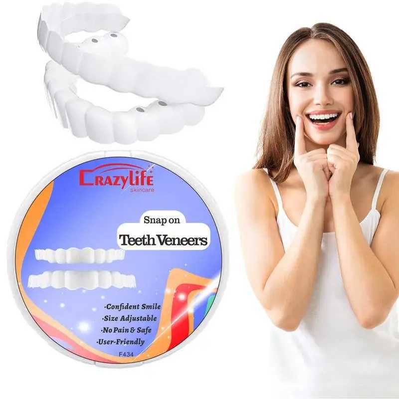 Veneer clasps perfectly fit the dental cap clasps silicone smile whitening dentures veneer teeth cosmetic tools dental M250410