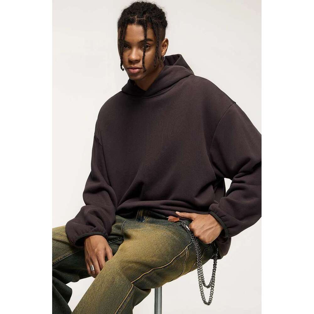 Premium Cozy Hoodies Unisex 365Gsm Minimalist Velevt Hooded Sweatshirts