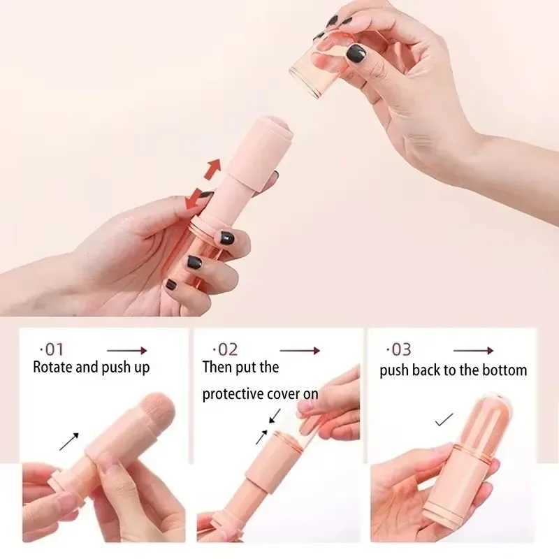 4-in-1 Telescopic Makeup Brush Set Portable Travel Makeup Brushes Set Eyeshadow Loose Powder Mini Makeup Brush Beauty Tools L251110