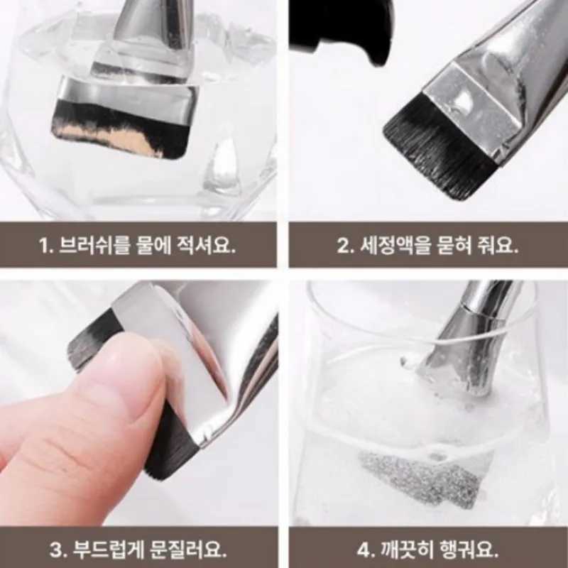 CHARMINGPOSE Flat Foundation BrushSpecial-Shaped Makeup Sponge Set Ultra-Slim Streak-Free Brush Unique Design Sponge L251110