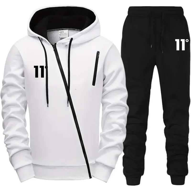 Mens Tracksuit Printing Casual Zipper Sweatshirts Outdoors Sports Jogging Hoodies Mens Clothing Single Piece Jacket Tops Pants W251110