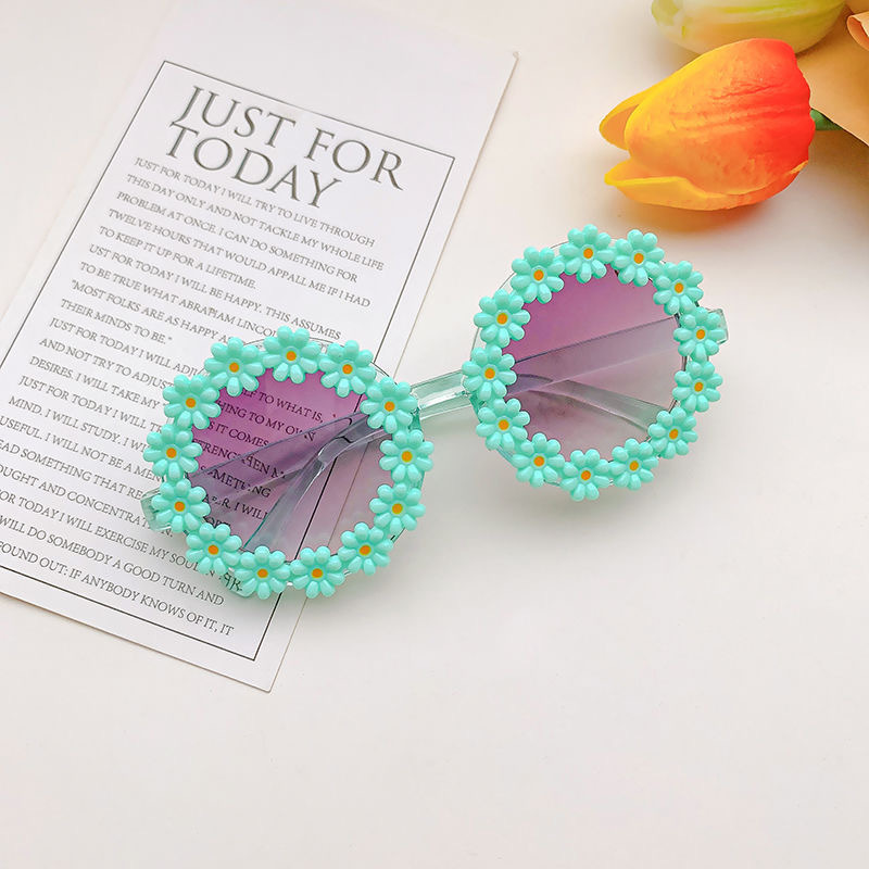 Kids Flower Sunglasses - Small Fresh & Cute UV Protection Eyewear for Children