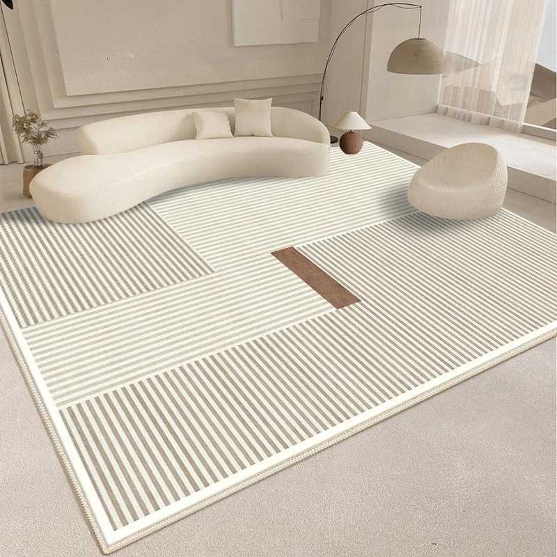 Minimsm Style Carpet Living Room Decoration Fluffy Soft Rugs for Bedroom Abstract Large Plush Rug Home Thickened Floor Mat Y251110